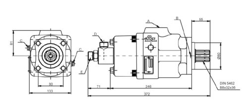 5040206 BZT Hydraulic Pump