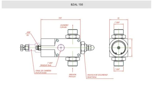 9019190  BZAL 100/ 150 TIPPING VALVE - Image 4