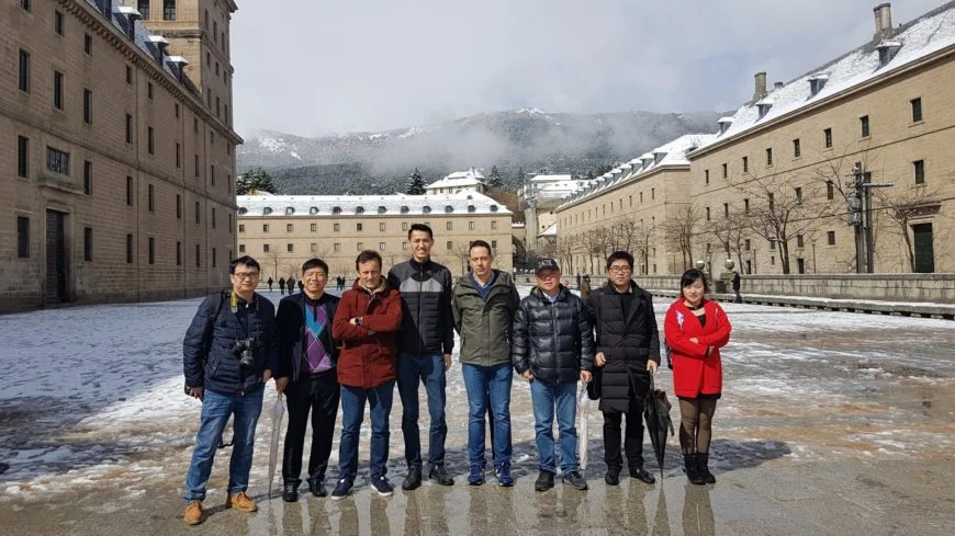 Dirección de BezaresPower visitan las instalaciones de Bezares SA en Casarrubios del Monte