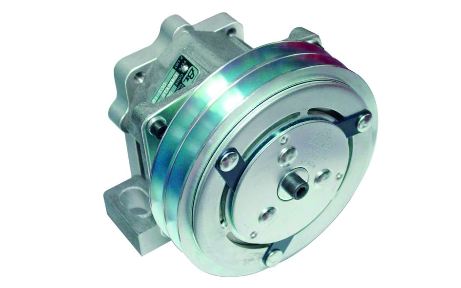 Electromagnetic and pneumatic clutches