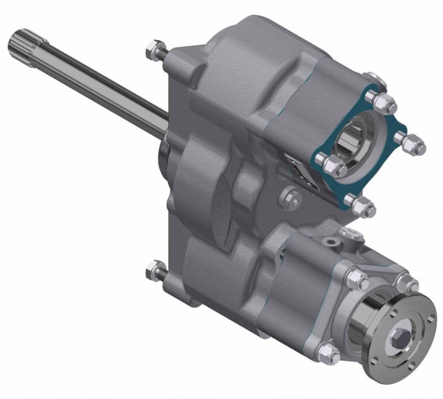 Dual Output PTO for ZF TraXon transmission