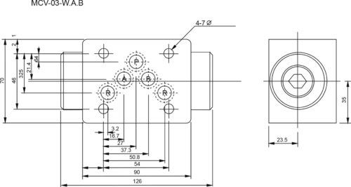 MC 03 Modular non-return valves