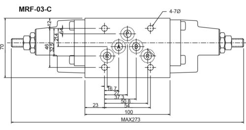 MRF 03 Modular relief valve