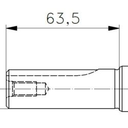 T60C001 (#1) Vane Pumps Shaft