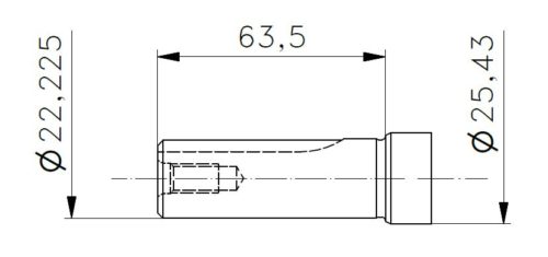 T60C001 (#1) Vane Pumps Shaft