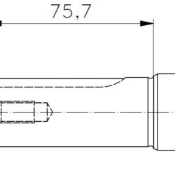 T60D001 (#1) Vane Pumps Shaft