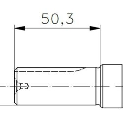 T6CC001 (#1) Vane Pumps Shaft