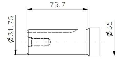 T6DC001 (#1) Vane Pumps Shaft