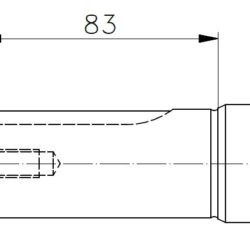 T6EC001 (#1) Vane Pumps Shaft