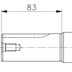 T6ED001 (#1) Vane Pumps Shaft