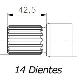 VK35123 (#123) Vane Pumps Shaft