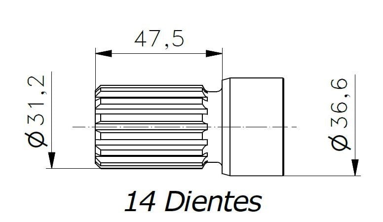 VK6T...11 (#11) Vane Pumps Shaft - Bezares SA - Leading Hydraulic ...