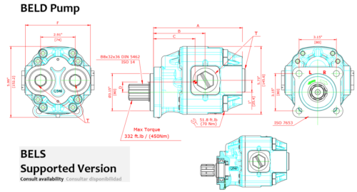 BEL: Large-sized and high-efficiency Gear Pump