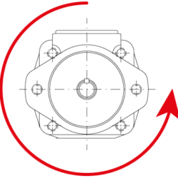 Anti clockwise rotation (L)