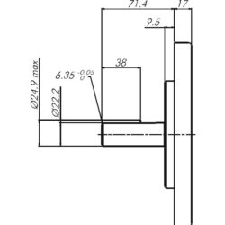 Keyed SAE B (Shaft type 1)