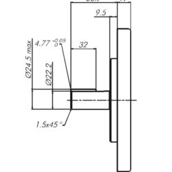 Keyed no SAE (Shaft type 2)