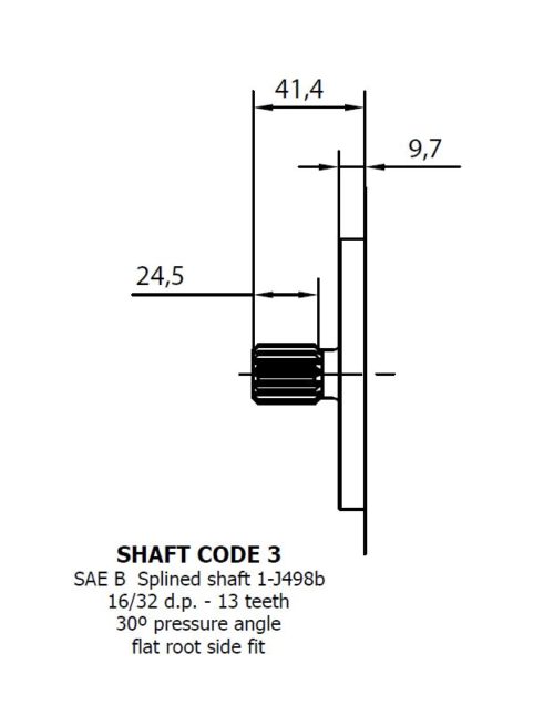 Splined SAE B (Shaft Type 03) - Bezares SA - Leading Hydraulic Manufacturer