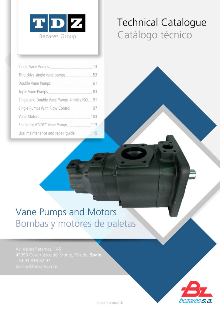 Vane pumps and motors calatog – TDZ