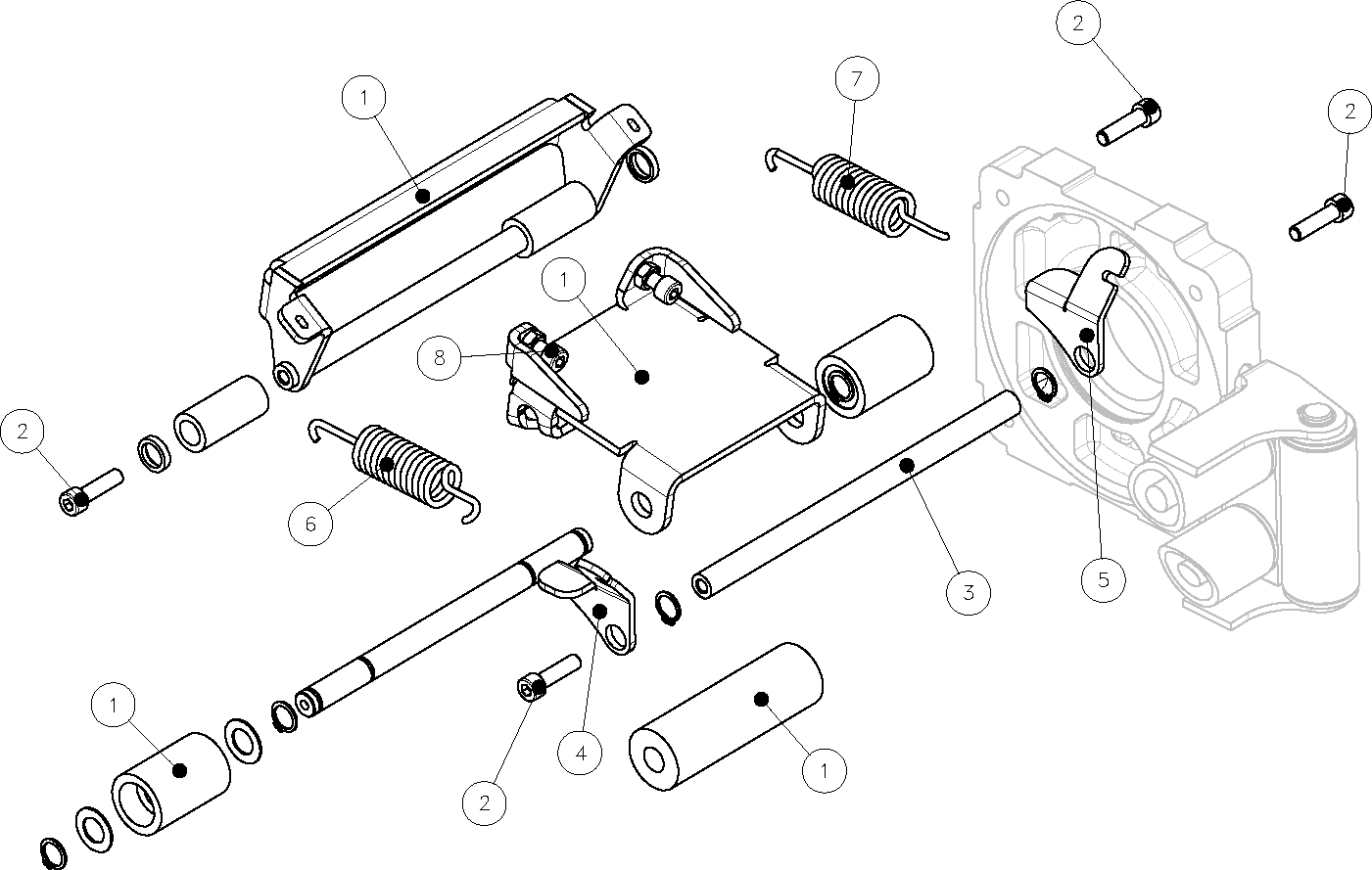 BULL-winch-exploded