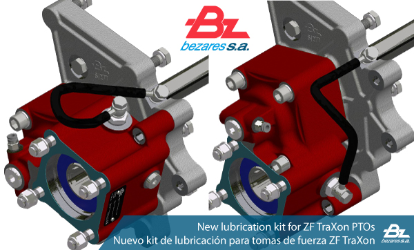 Nuevo kit de lubricación para tomas de fuerza ZF TraXon