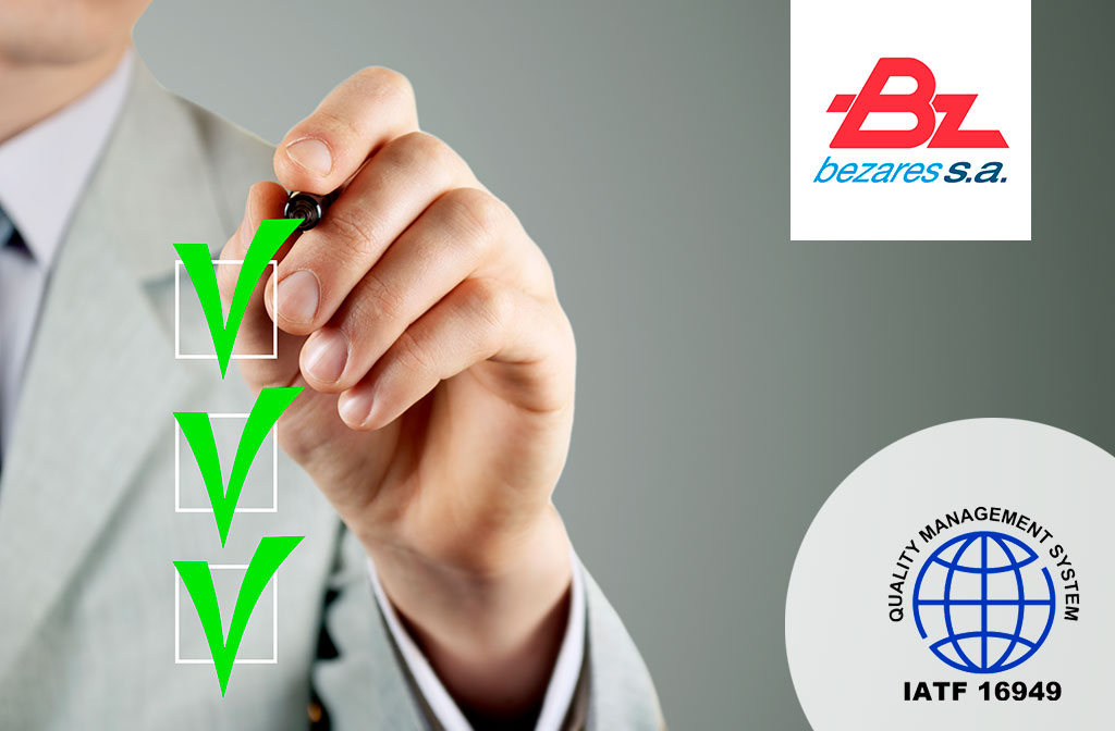 New quality certifications (IATF-16949, ISO 9001 and ISO 14001)