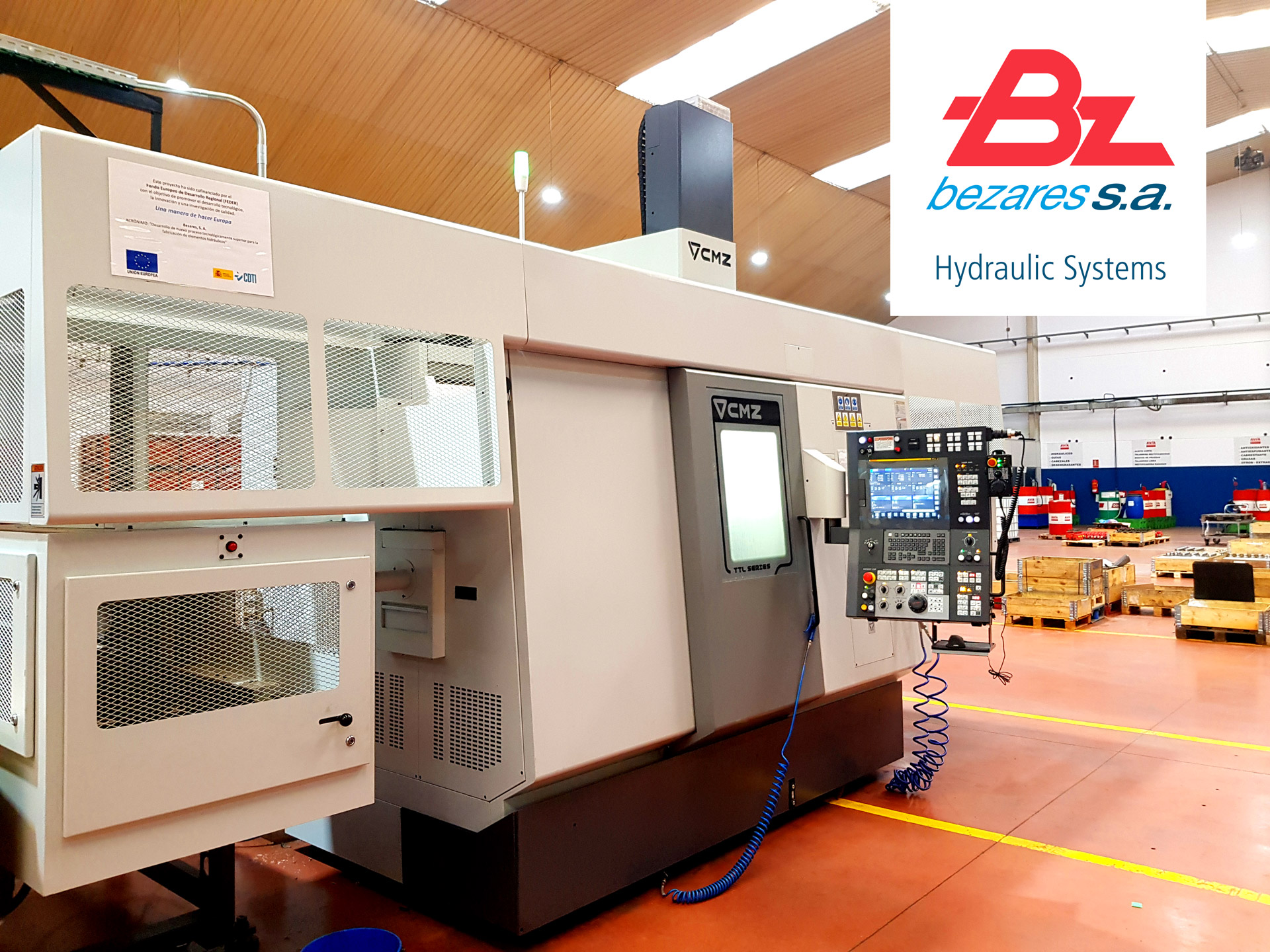 Bezares improves its production process with a new CMZ TTL lathe