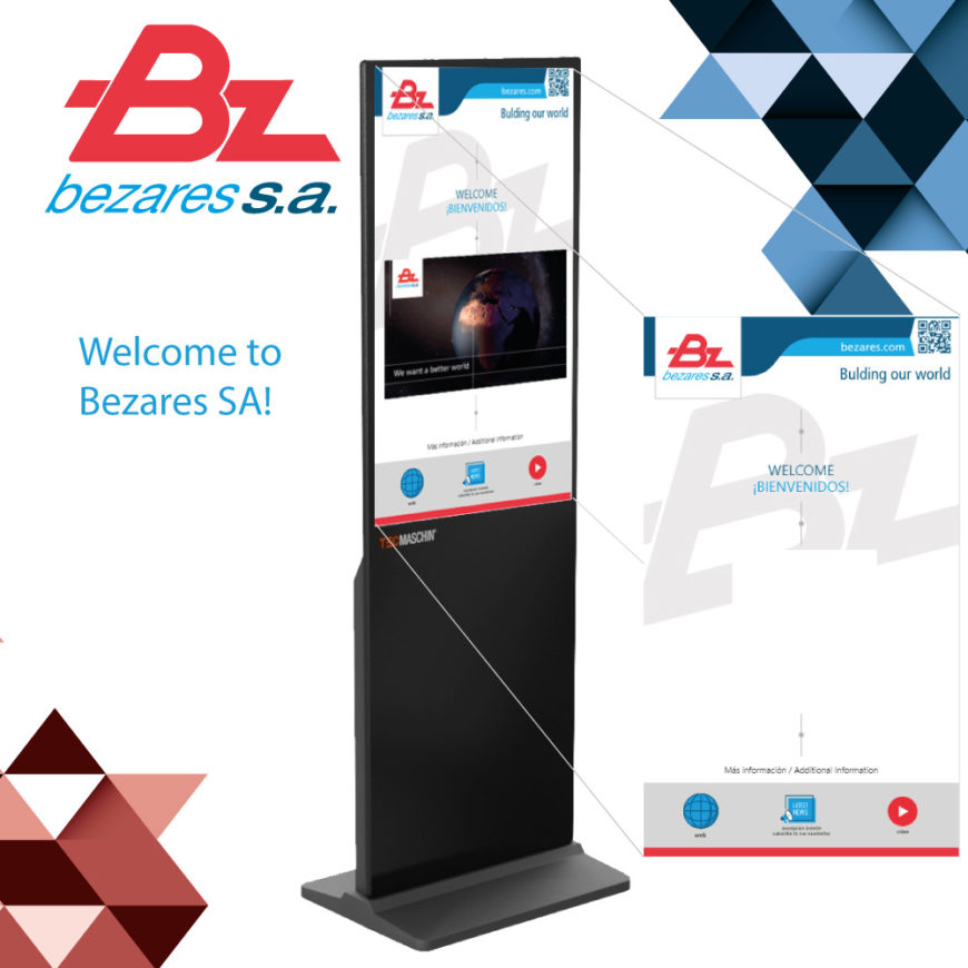 Bezares Introduces an Information Kiosk at Headquarters Reception
