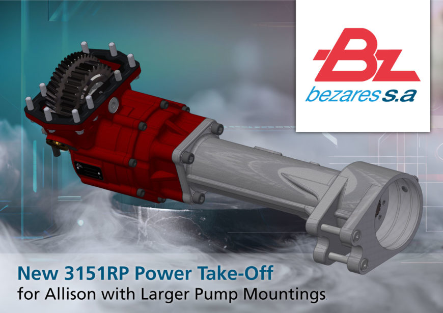 Introducing the New 3151RP Power Take-Off for Allison for Larger Pump Mountings.