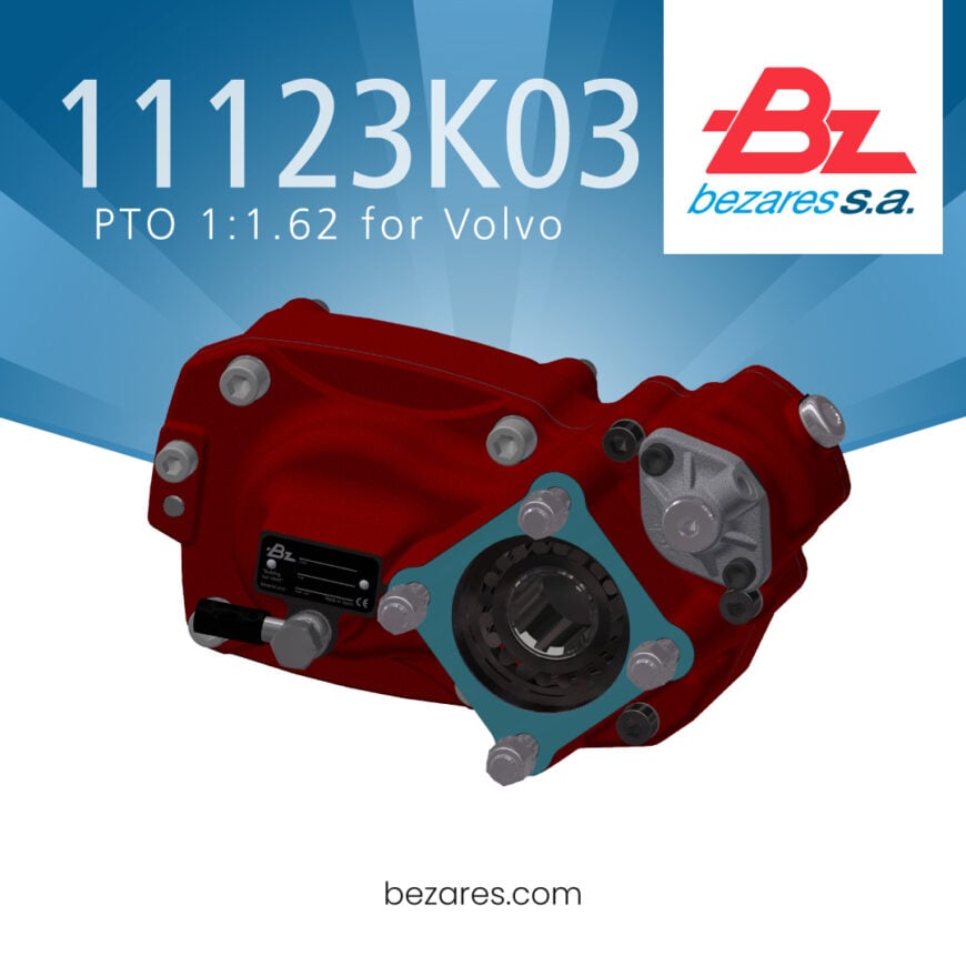 Bezares Launches a New Volvo PTO 1:1.62 with Forced Lubrication Port