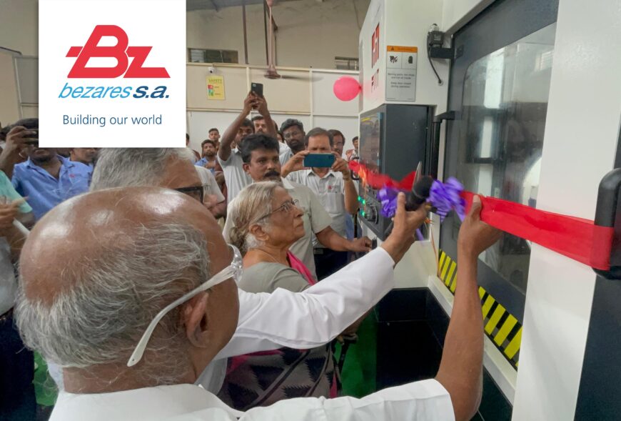 Bezares Alpha Drives India Invierte en Nueva Talladora CNC de Fresa Madre