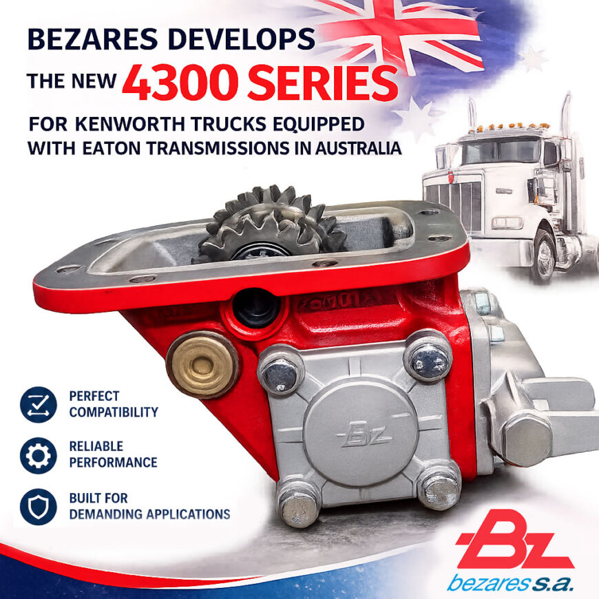 Bezares develops the new 4300 Series for Kenworth trucks equipped with Eaton transmissions in Australia
